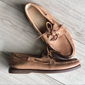 Sperry Gold Cup Leather Original Boat Shoes Size 9